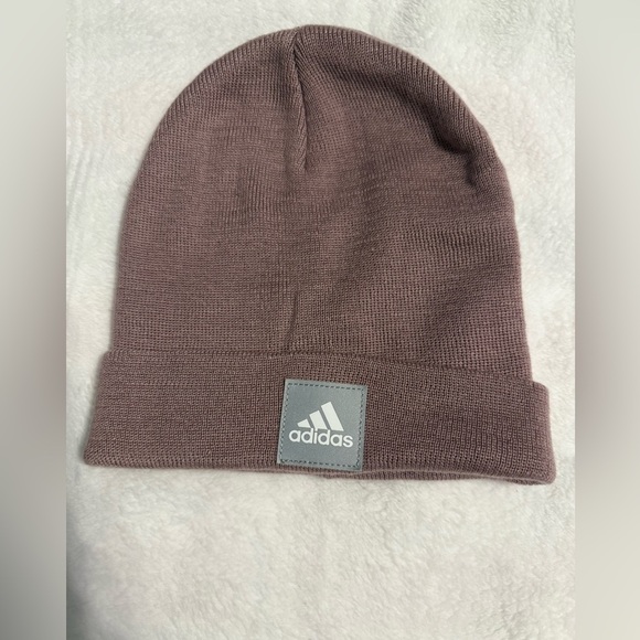 Adidas Blue and Brown Women’s  Beanie Set EUC - Picture 3 of 6